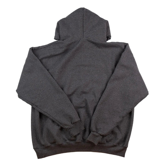 Gray hoodie on a white background