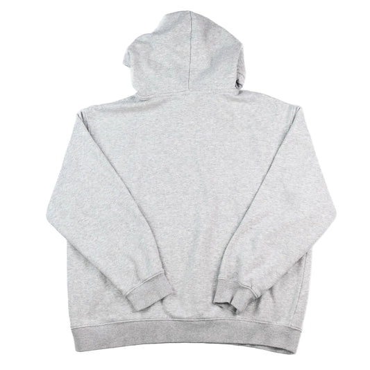 Gray hoodie on a white background