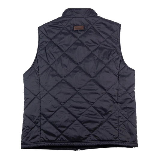 Quilted vest on a white background