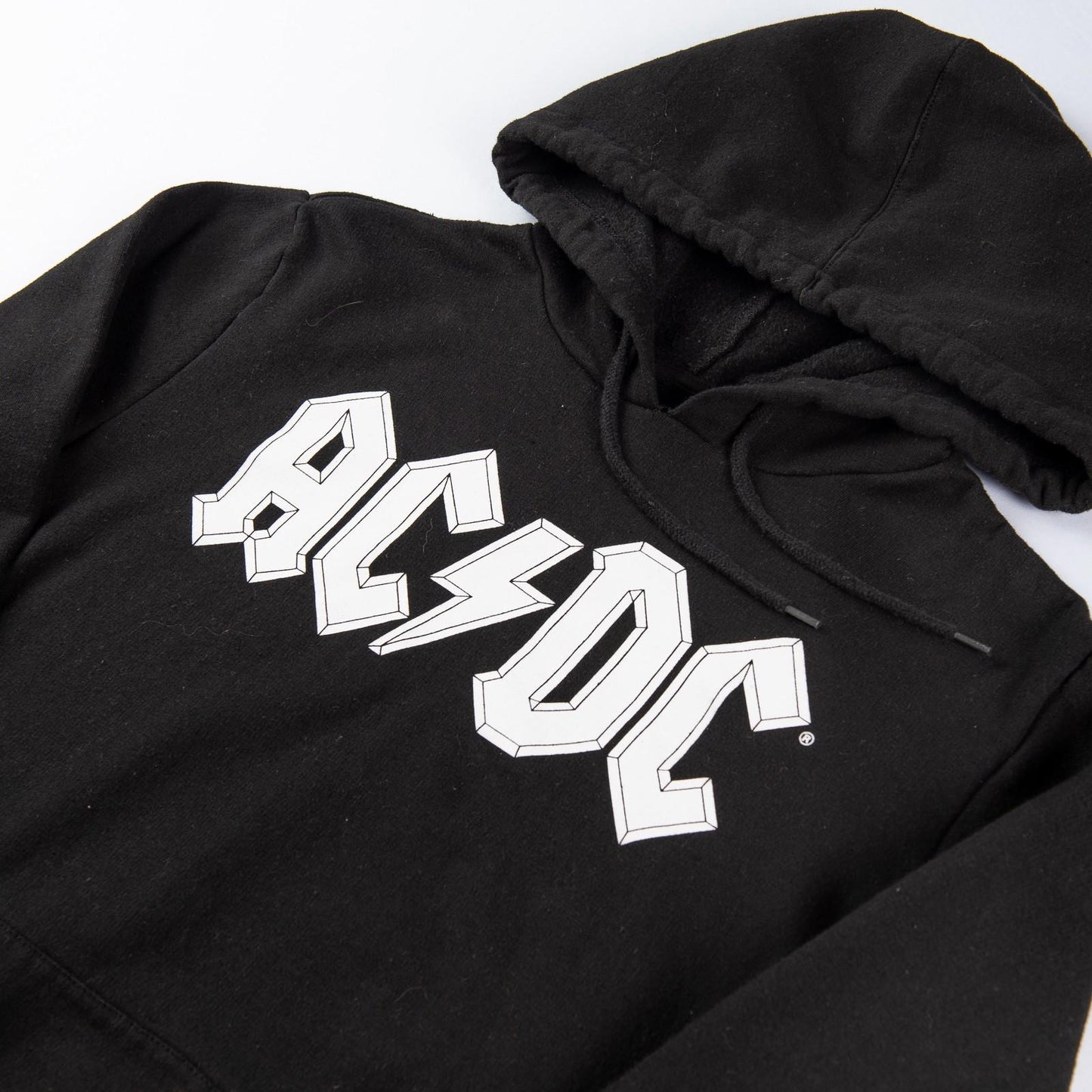 AC/DC Men’s Black Pullover Hoodie Men's Small