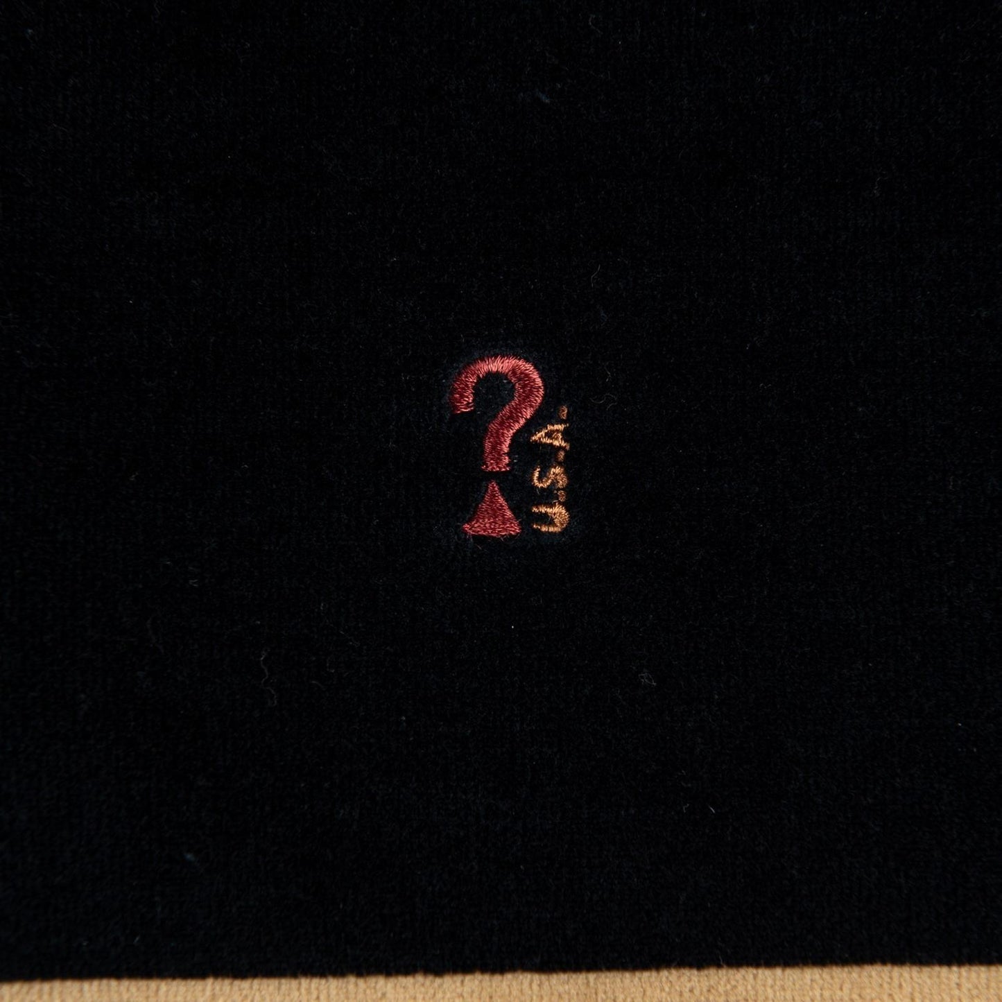Vintage 1990s Guess Jeans Velour Quarter Zip Pullover Polo Men's Medium