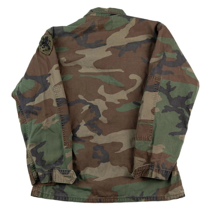 Camouflage jacket on a white background