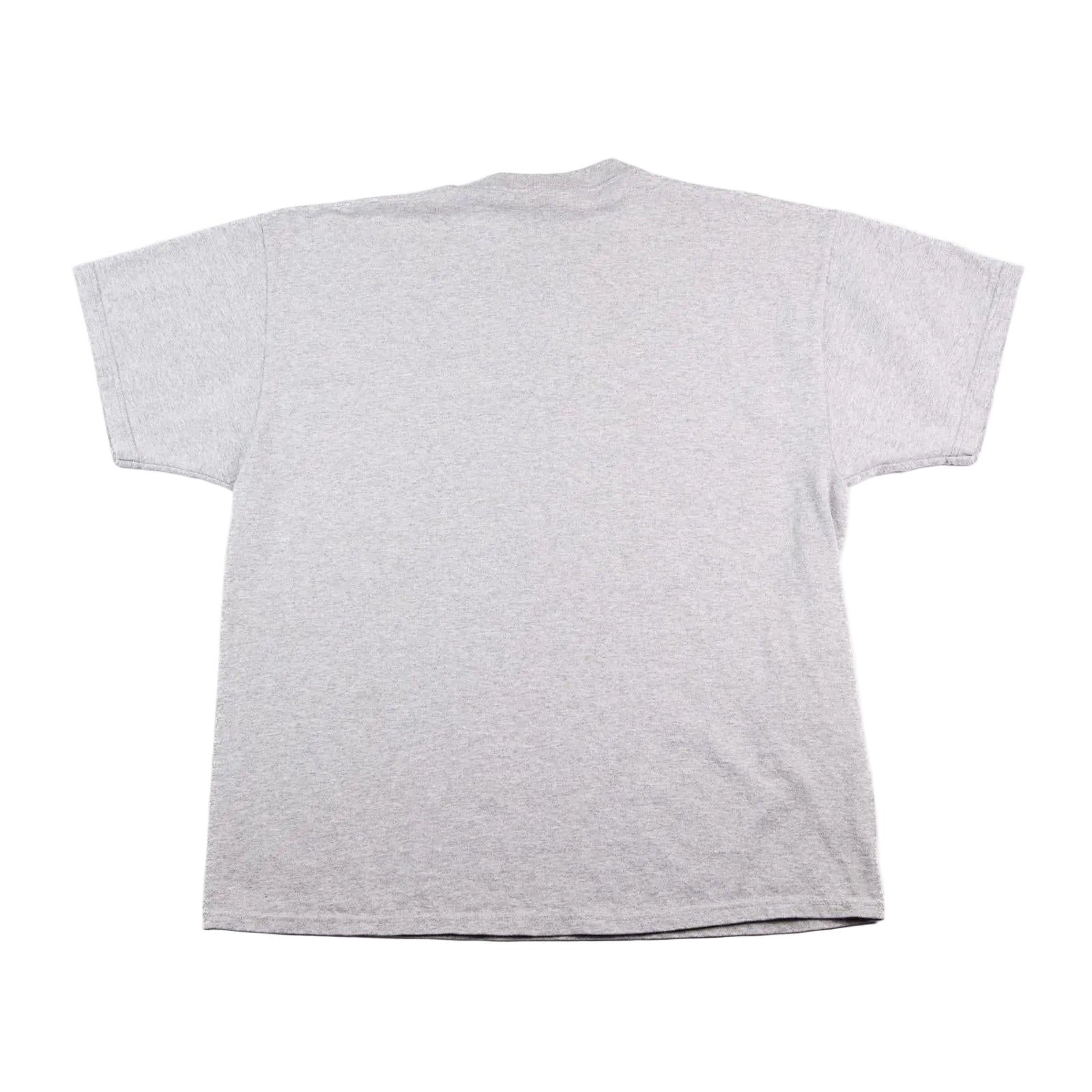 Gray t-shirt on a white background