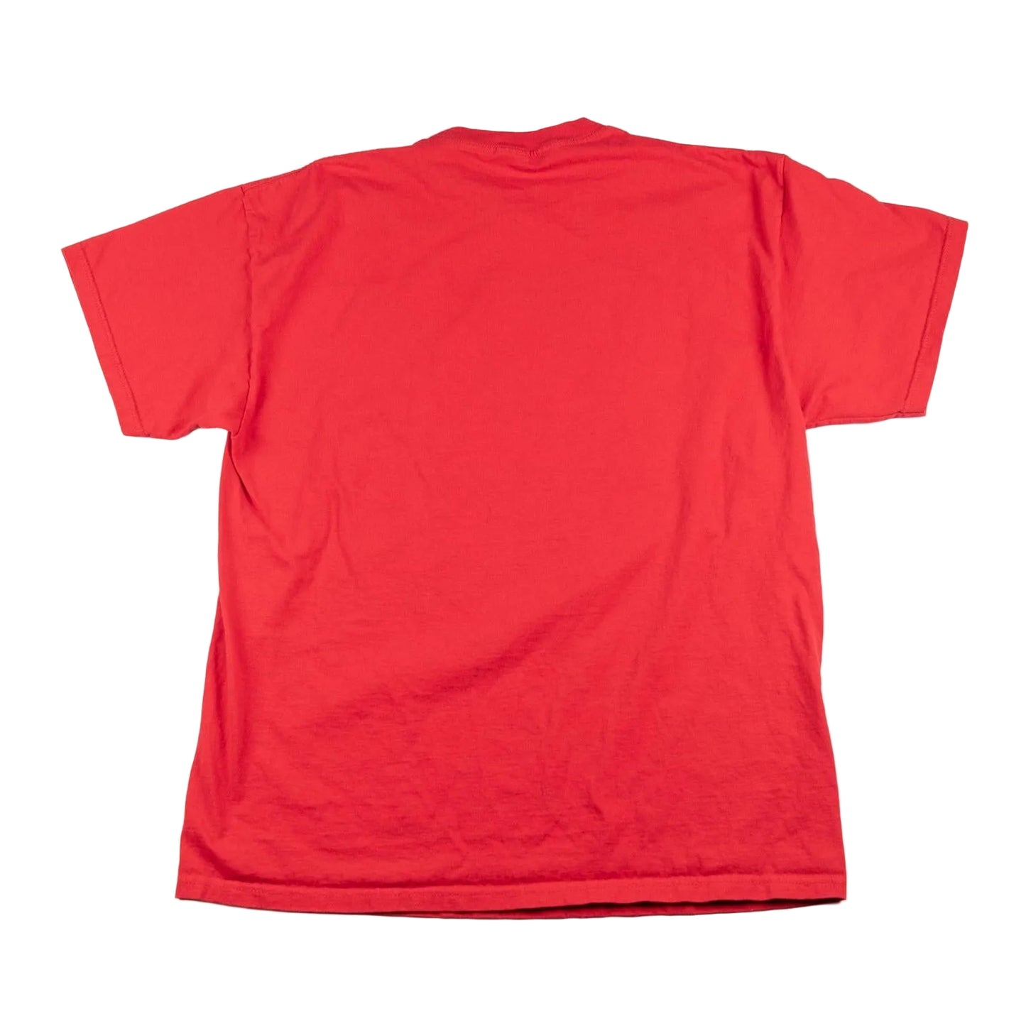 Red t-shirt on a white background