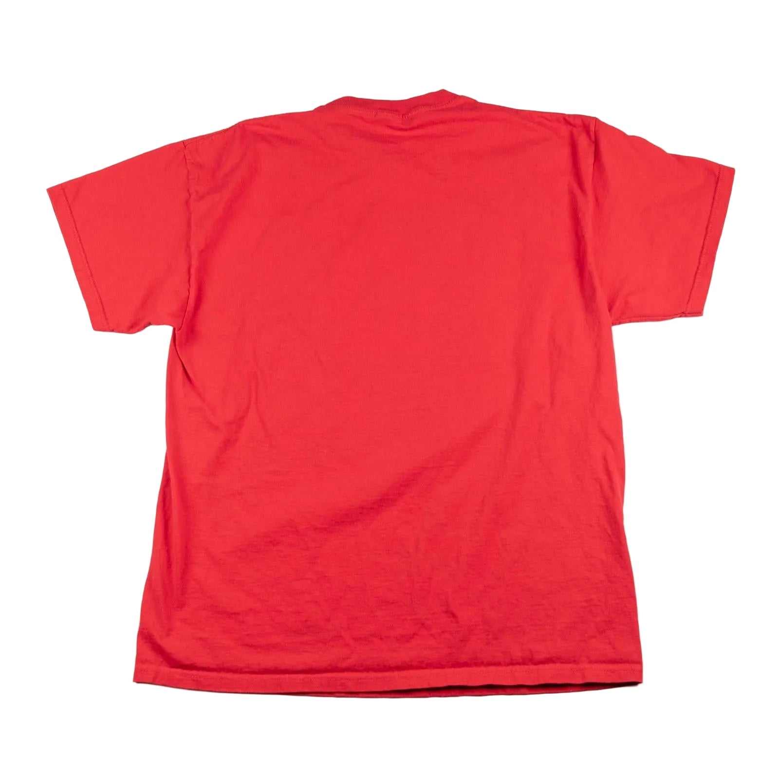 Red t-shirt on a white background