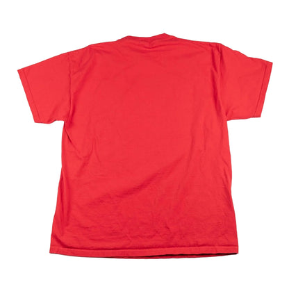 Red t-shirt on a white background