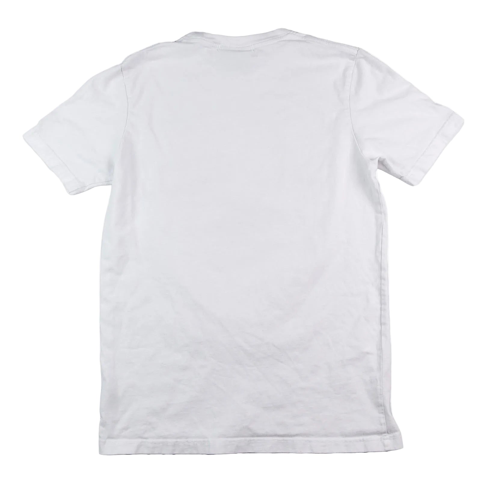 White t-shirt on a white background