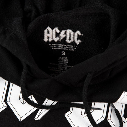 AC/DC Men’s Black Pullover Hoodie Men's Small