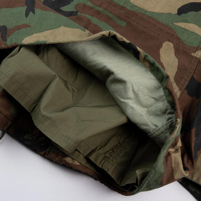 Vintage 1986 Alpha Industries US Army M-65 Field Jacket Woodland Camo Large