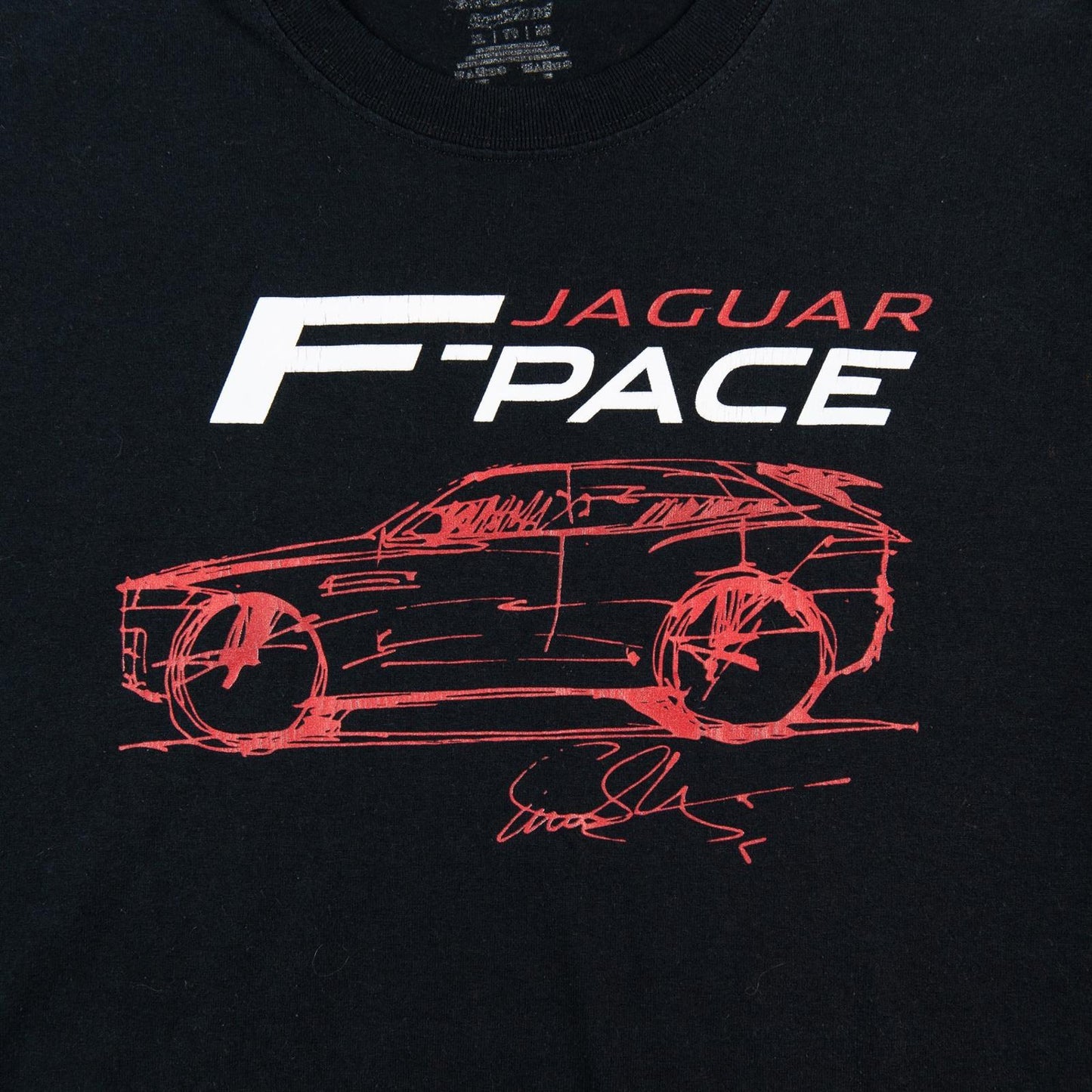 Jaguar F-Pace Car Sketch Graphic T-Shirt Men's XL