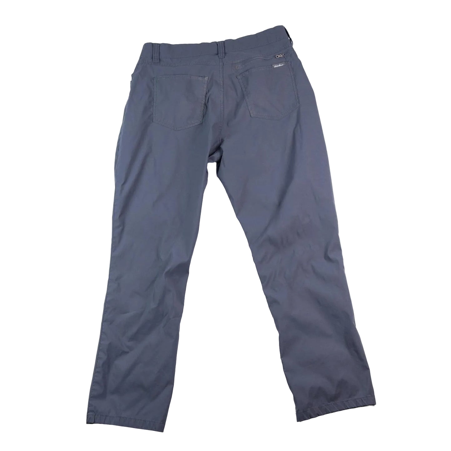 Pair of blue pants on a white background