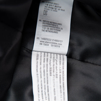 Abercrombie & Fitch Vegan Leather Cropped Jacket Black Women’s XL