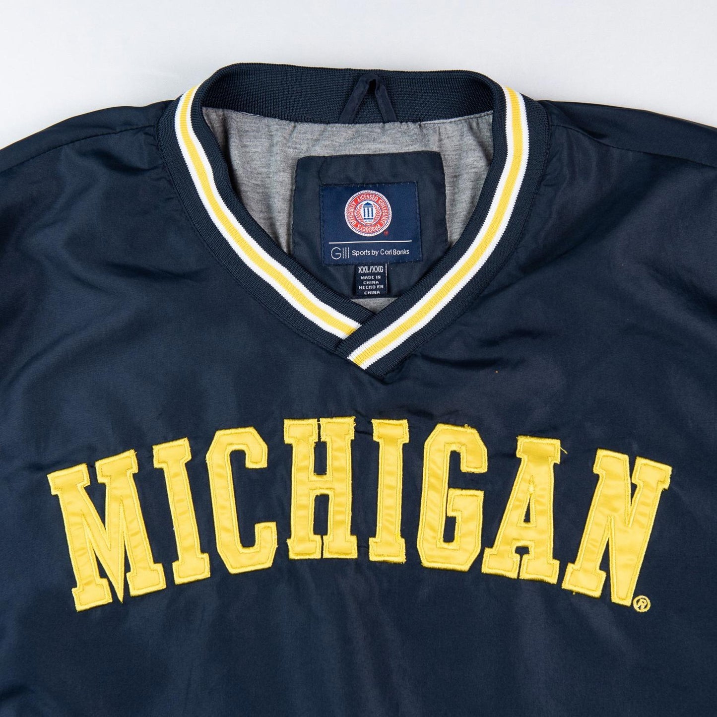 Michigan Wolverines NCAA Carl Banks Pullover Jacket NCAA Men's XXL