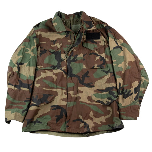 Camouflage jacket on a white background