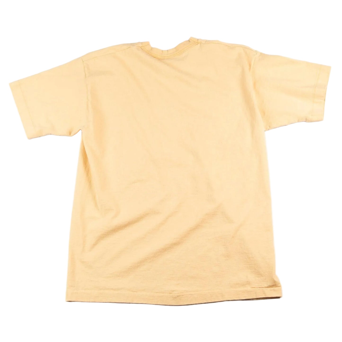 Beige t-shirt on a white background