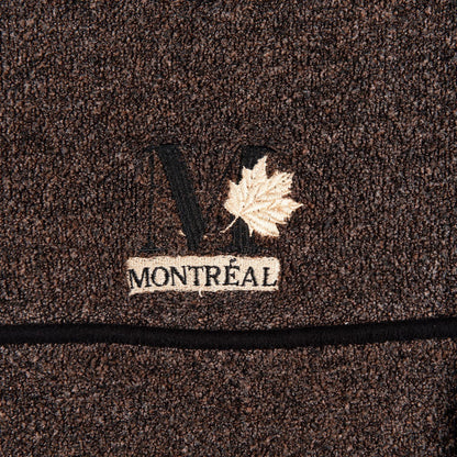 Vintage 1990's Cityscape Montreal 1/4 Zip Fleece Pullover Men's Small