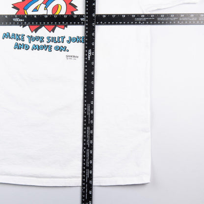 Vintage 1990's Jerzees “I’m 40 Make Your Silly Joke” Graphic T-Shirt Men's Large