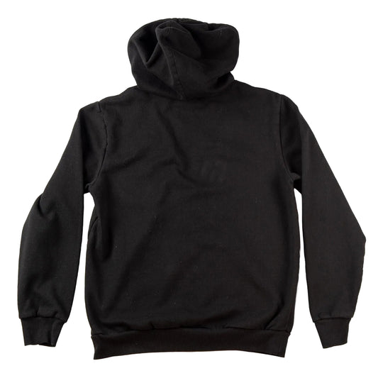 Black hoodie on a white background