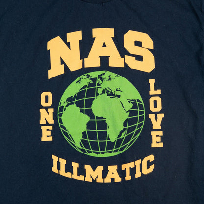 Nas “One Love Illmatic” Globe Bravado Graphic T-Shirt Navy Men’s Large