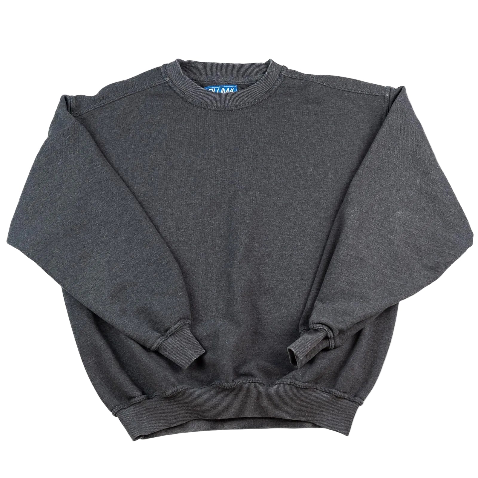 Gray sweatshirt on a white background