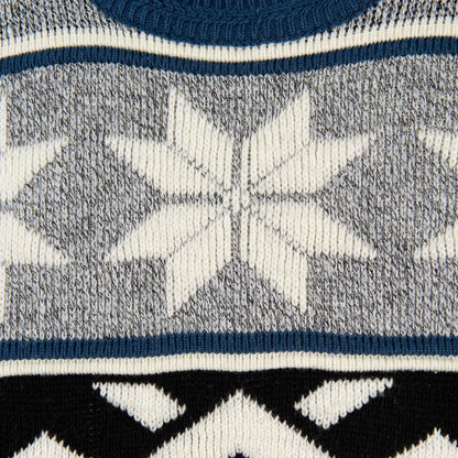 Vintage 1990s Knightsbridge Aztec Geometric Knit Sweater Mens Large
