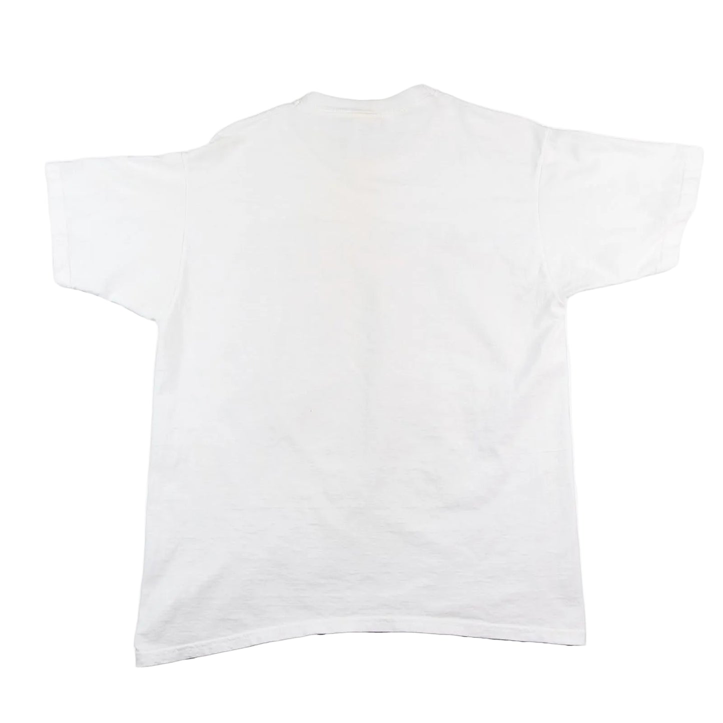 White t-shirt on a white background