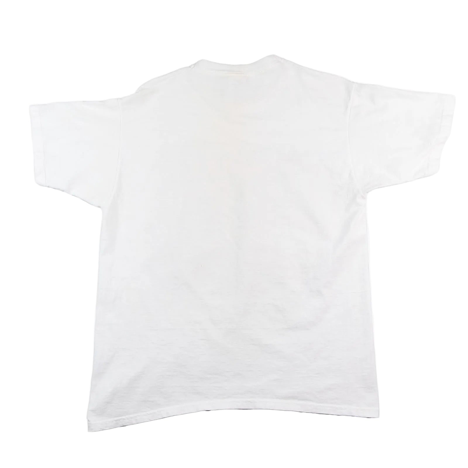 White t-shirt on a white background