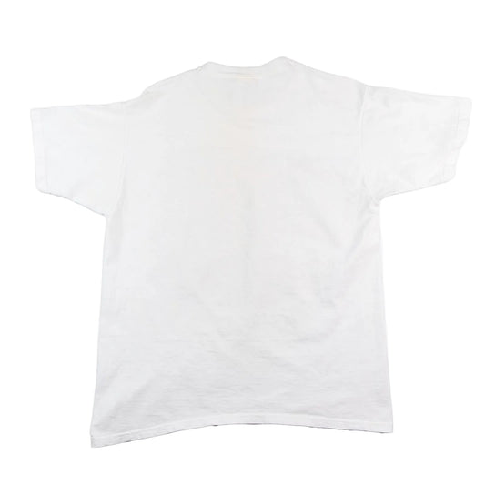 White t-shirt on a white background