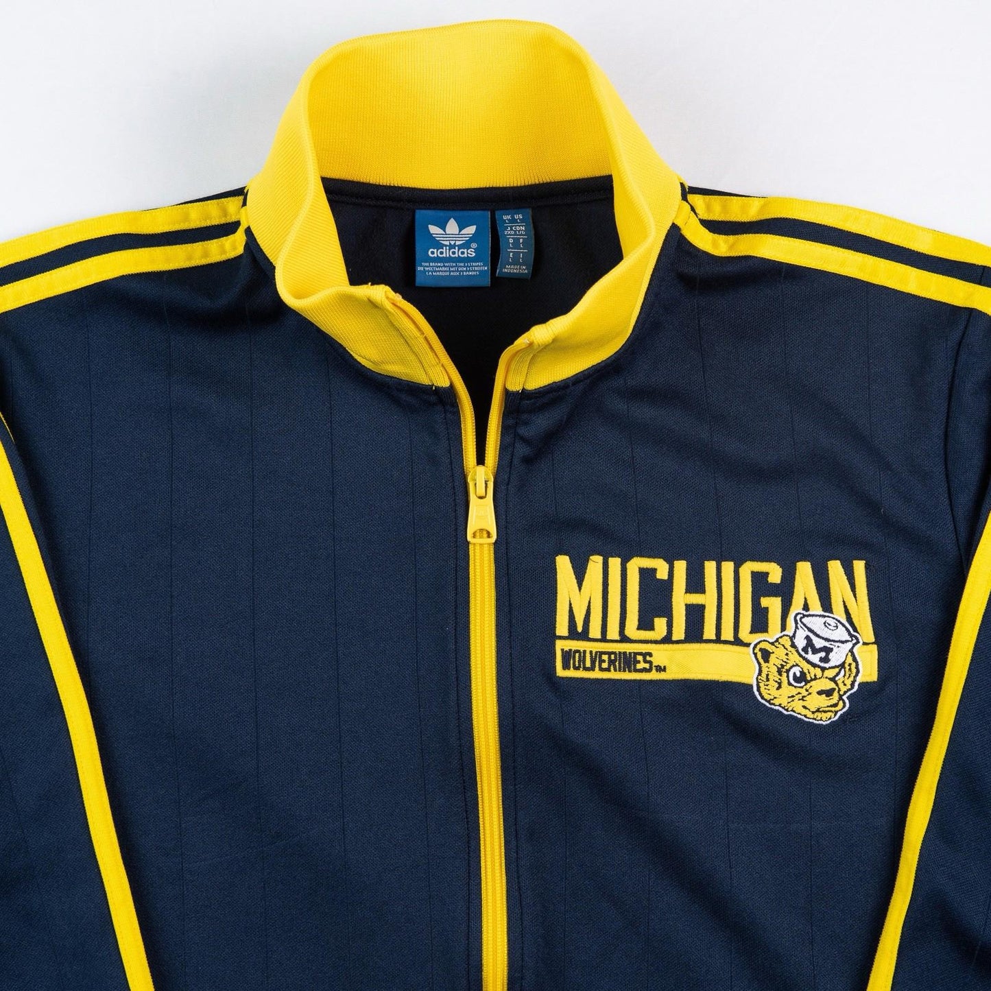 Vintage Y2K Adidas Michigan Wolverines Track Jacket Men’s Large