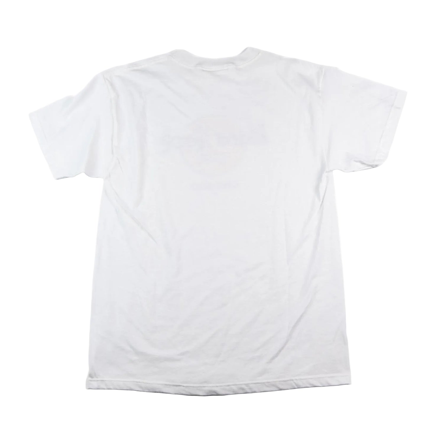 White t-shirt on a white background