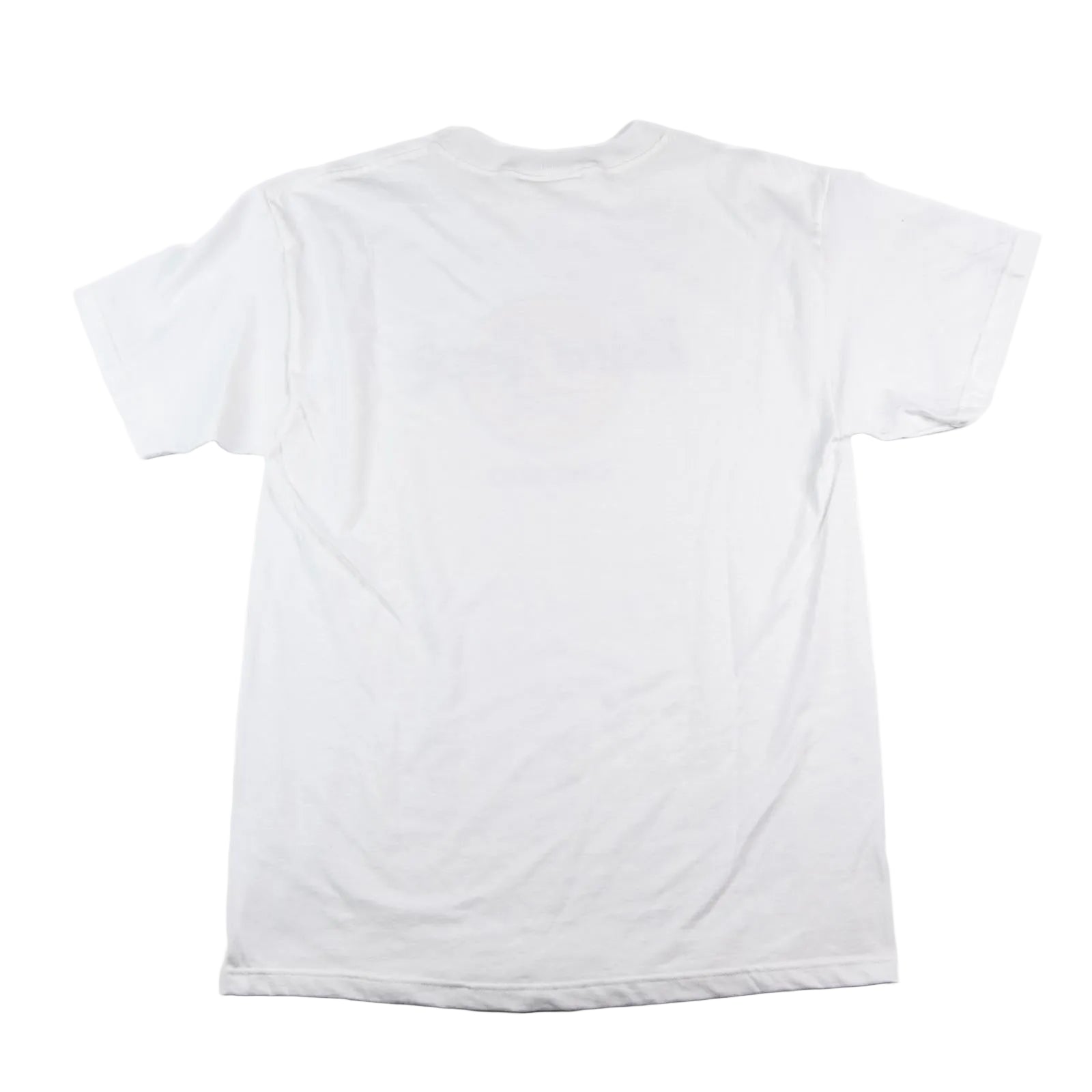 White t-shirt on a white background