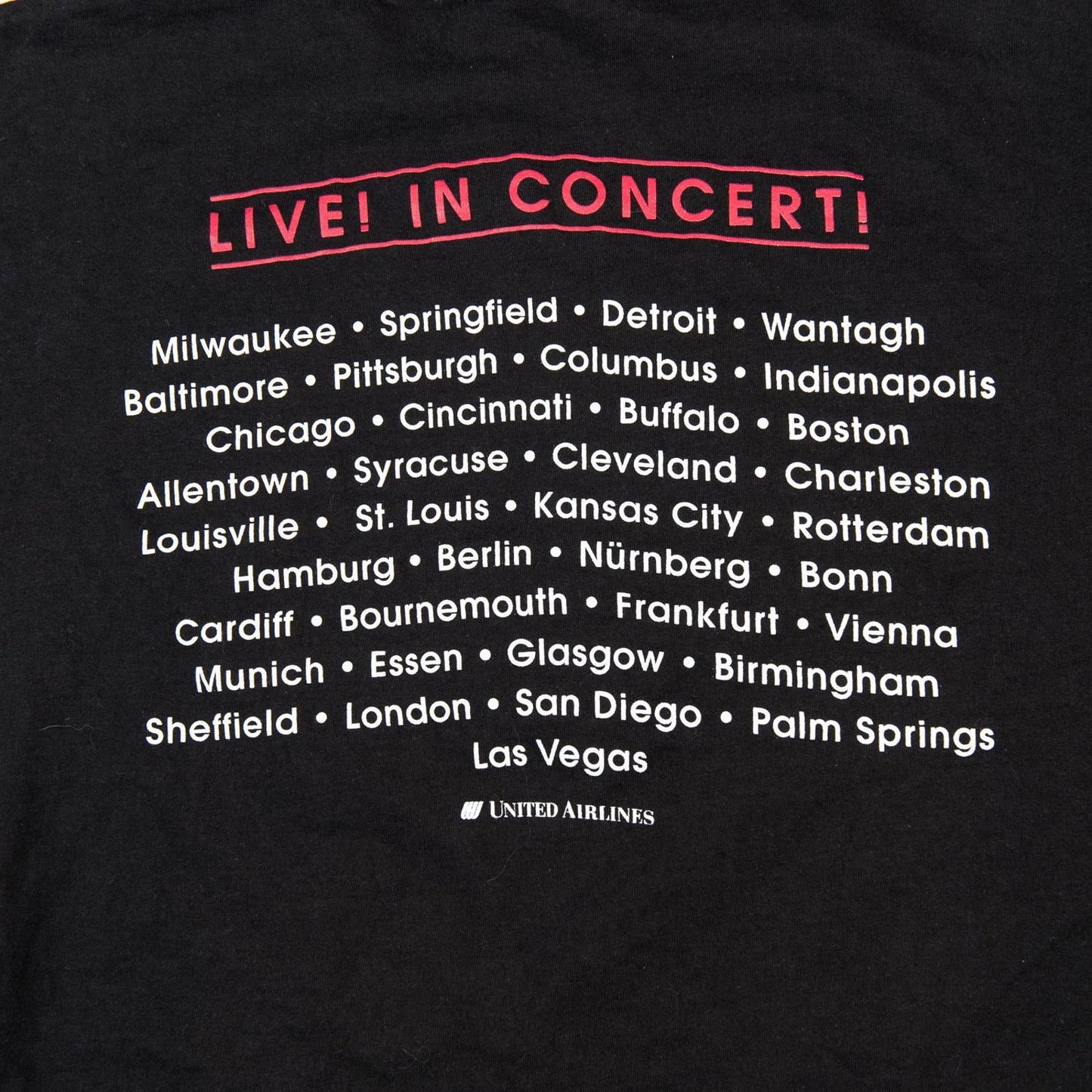 Vintage 1994 Barry Manilow Live Concert Tour T Shirt Men's XL