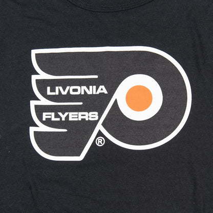 Vintage 1990s  Russell Athletic Livonia Flyers Hockey T-Shirt Men's Large