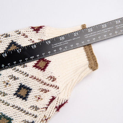 Vintage 1990's John Weitz Geometric Knit Sweater Men's XL