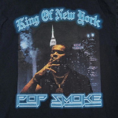 Pop Smoke King of New York Rapper T-Shirt Men's XL