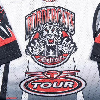 Vintage Y2K 2000s Tour Detroit Bordercats Hockey Jersey Youth Large