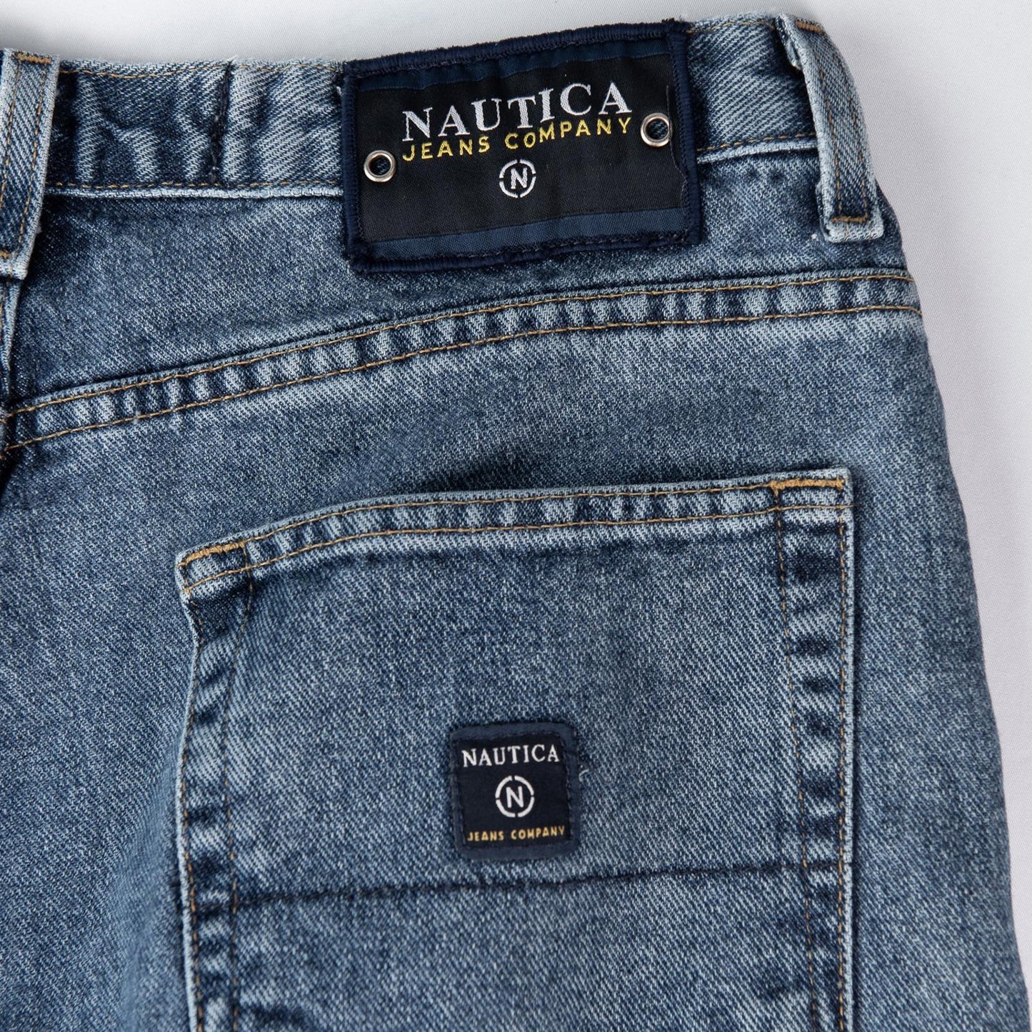 Vintage 1990s Nautica Jeans Company Easy Fit Denim Jeans Mens 34x32
