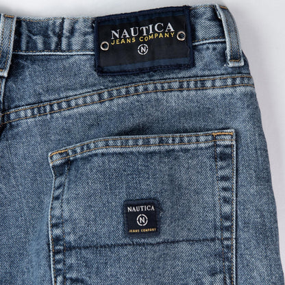 Vintage 1990s Nautica Jeans Company Easy Fit Denim Jeans Mens 34x32