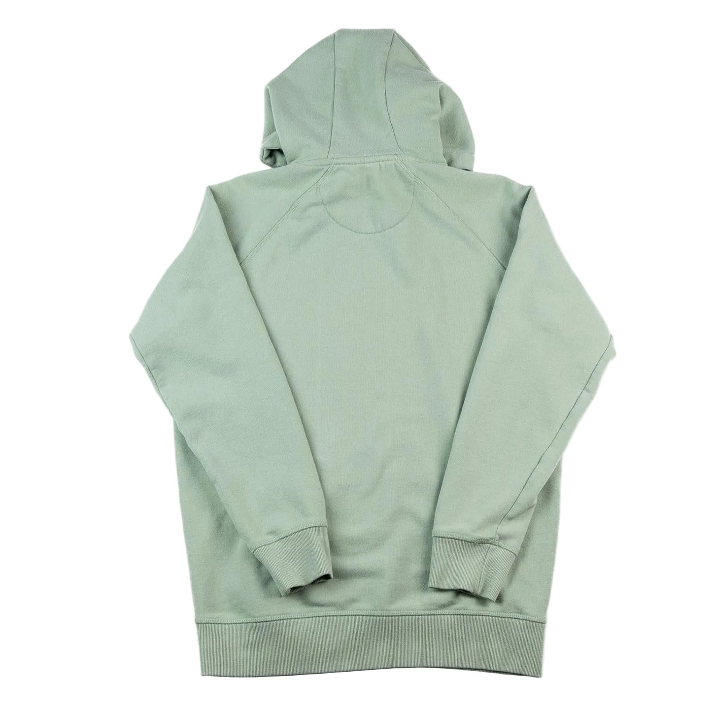 Light green hoodie on a white background