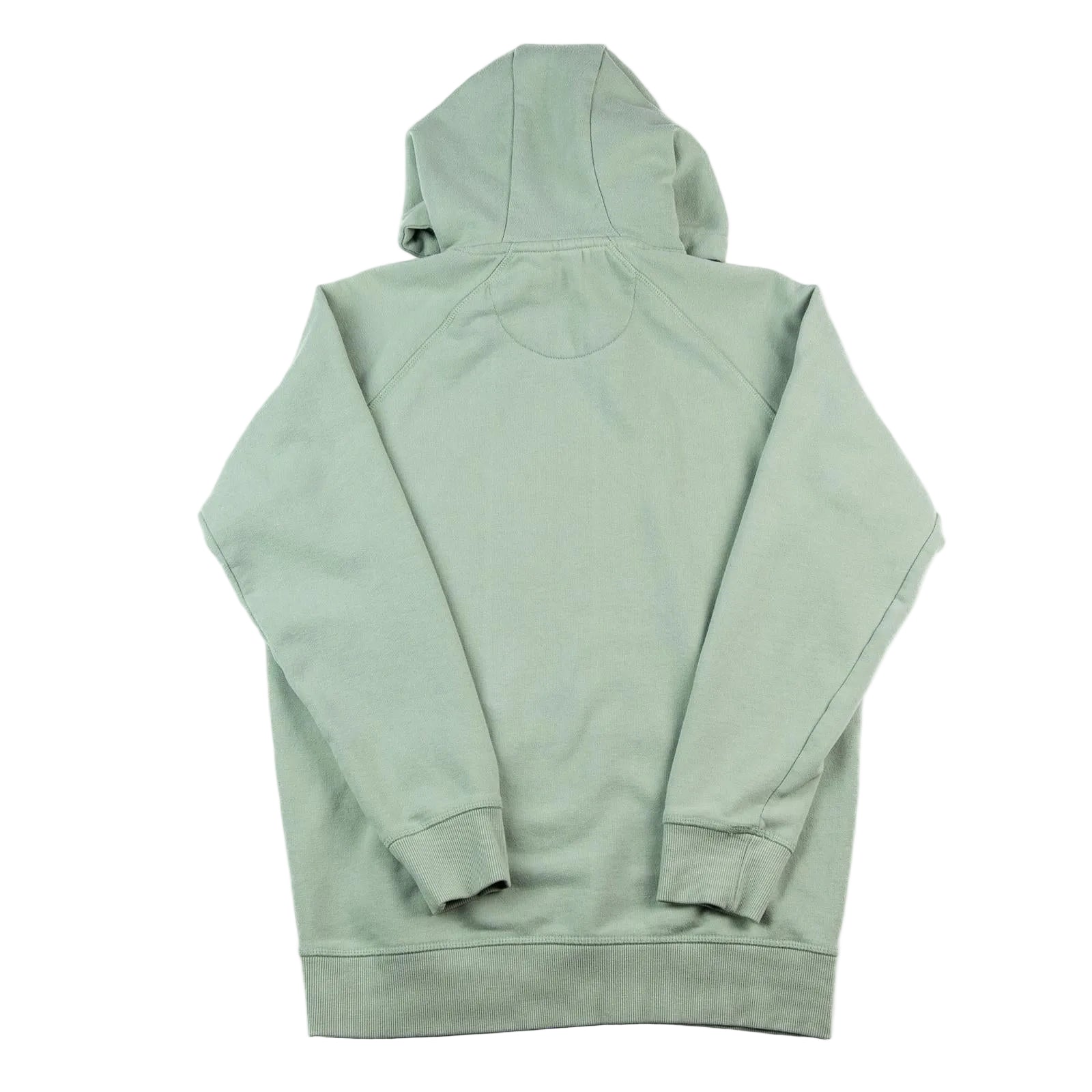 Light green hoodie on a white background