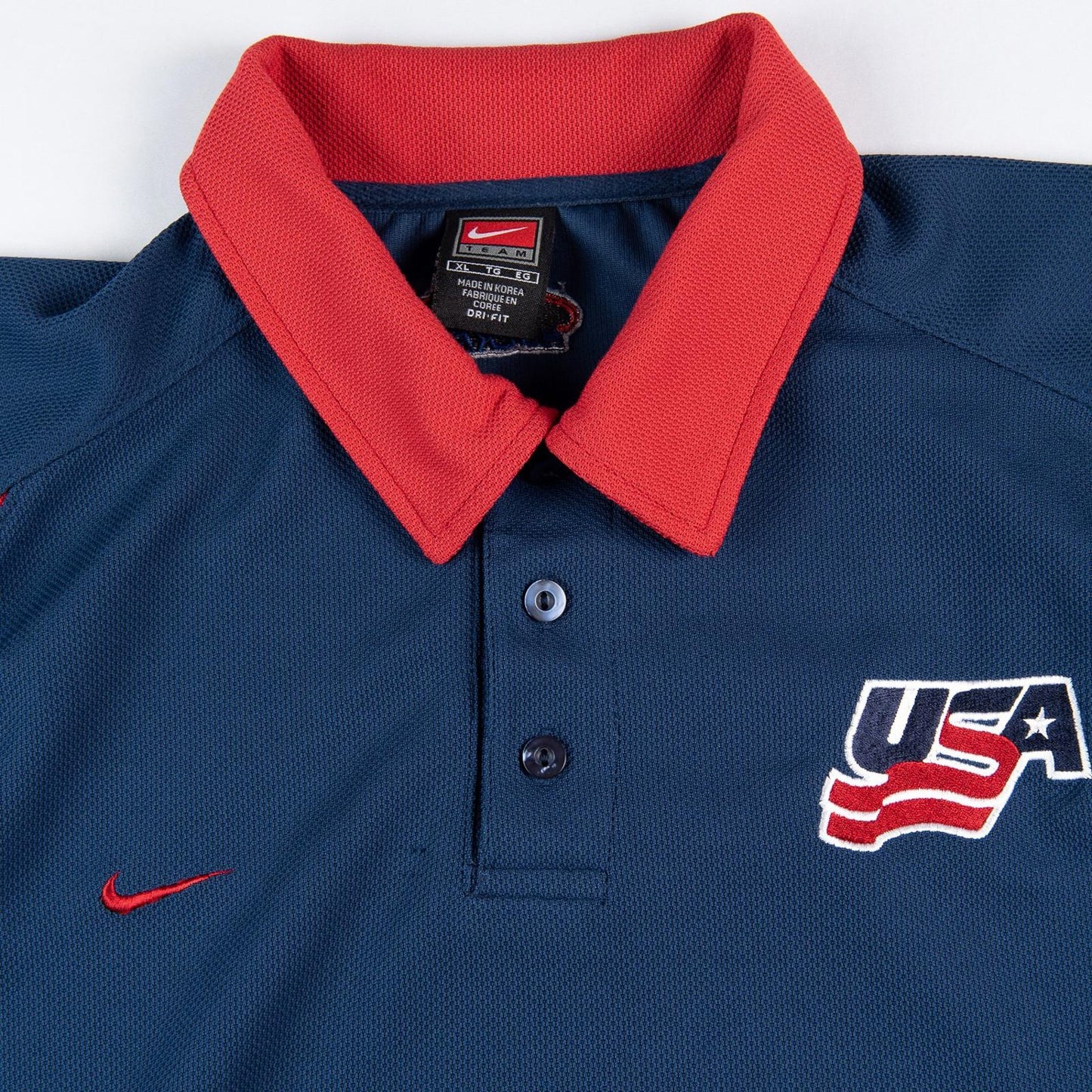 Nike Team USA Hockey Dri Fit Polo Shirt Men's XL