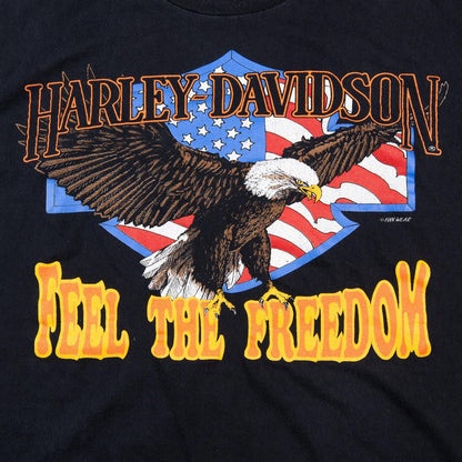 Vintage 1990s Harley Davidson Fun Wear Eagle T-Shirt Men's XL