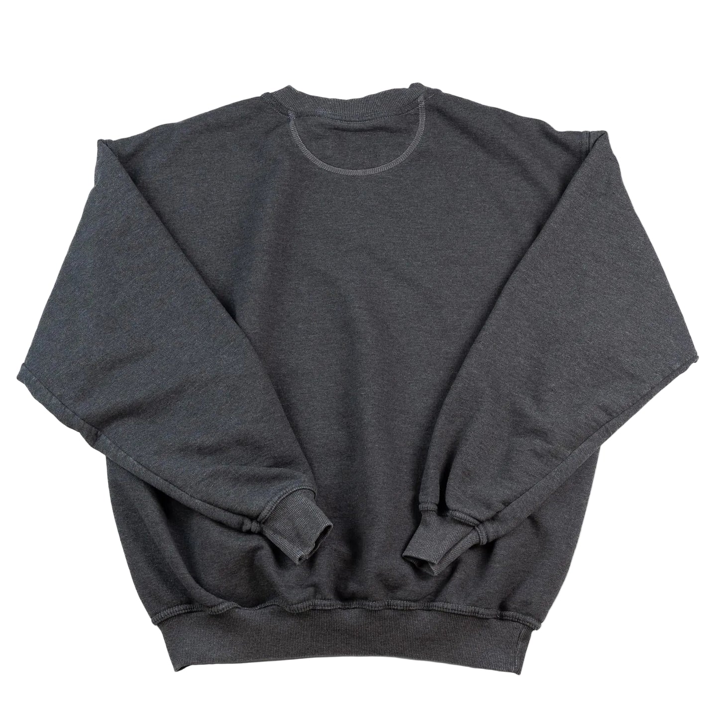 Dark gray sweatshirt on a white background