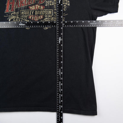 Harley Davidson Motorcycles 2008 Biker Graphic T-Shirt Men's Large