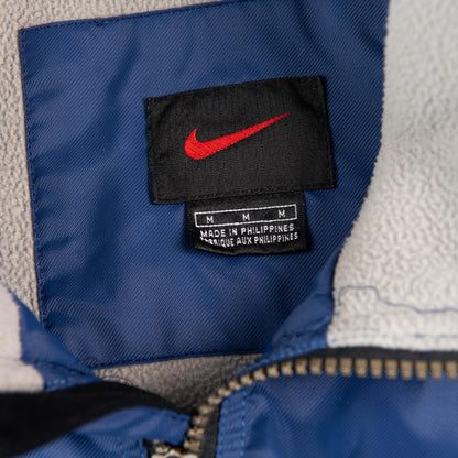 Vintage Y2K Nike Fleece Lined Full Zip Windbreaker Jacket Men's Medium