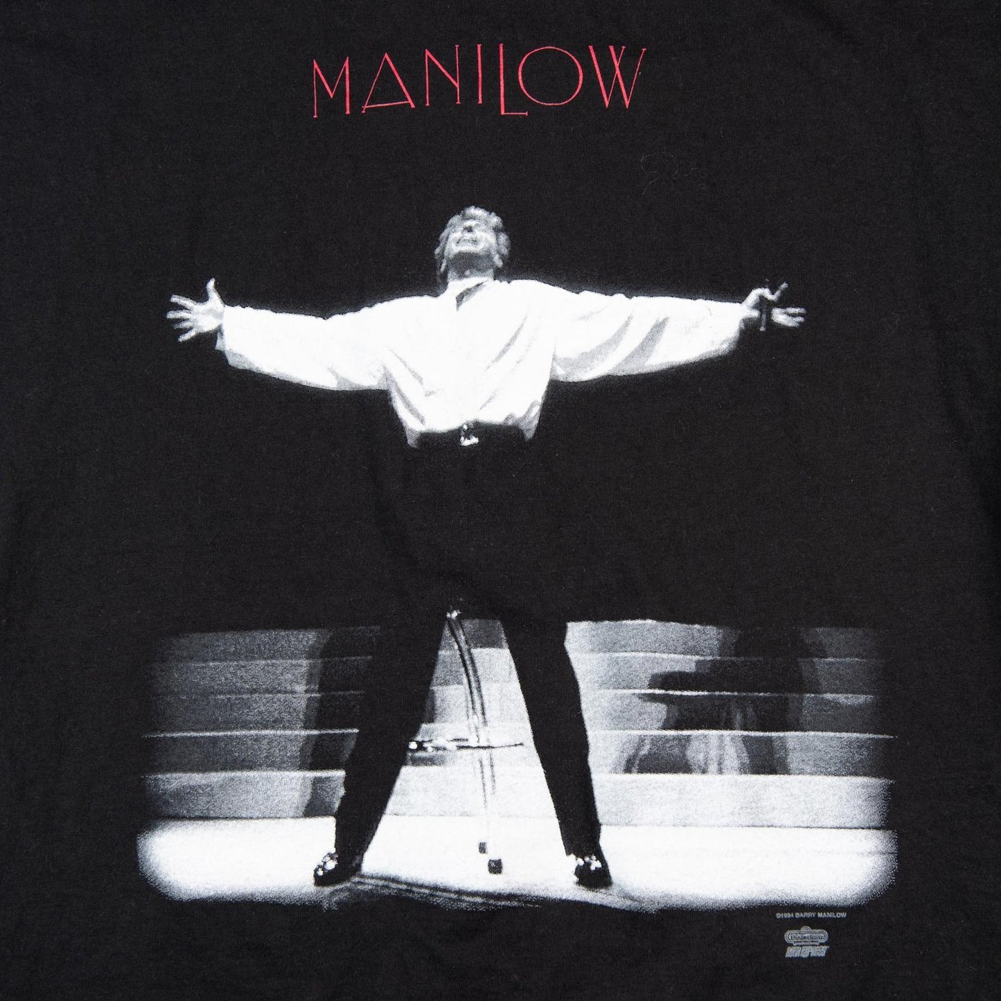 Vintage 1994 Barry Manilow Live Concert Tour T Shirt Men's XL