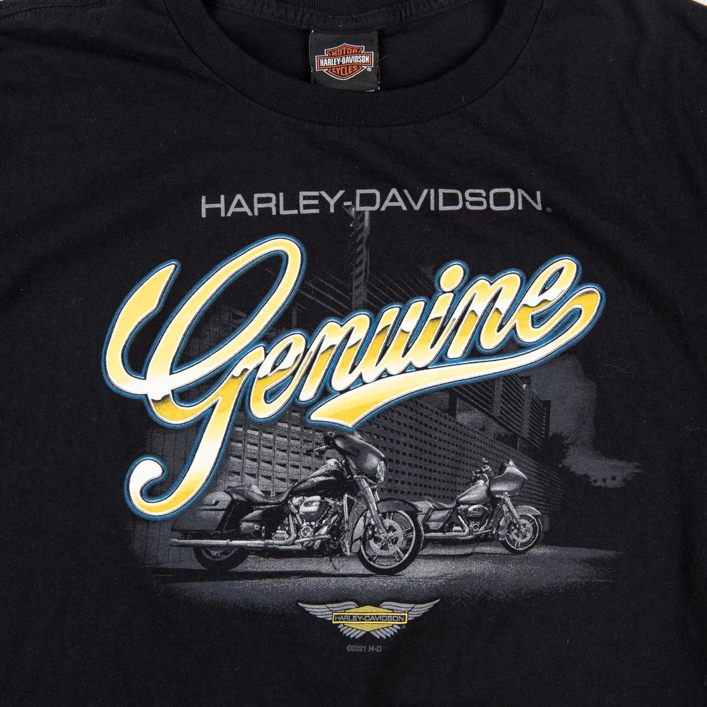 Harley Davidson Genuine Bert's Black Widow Florida Dealer 2021 Men's XL