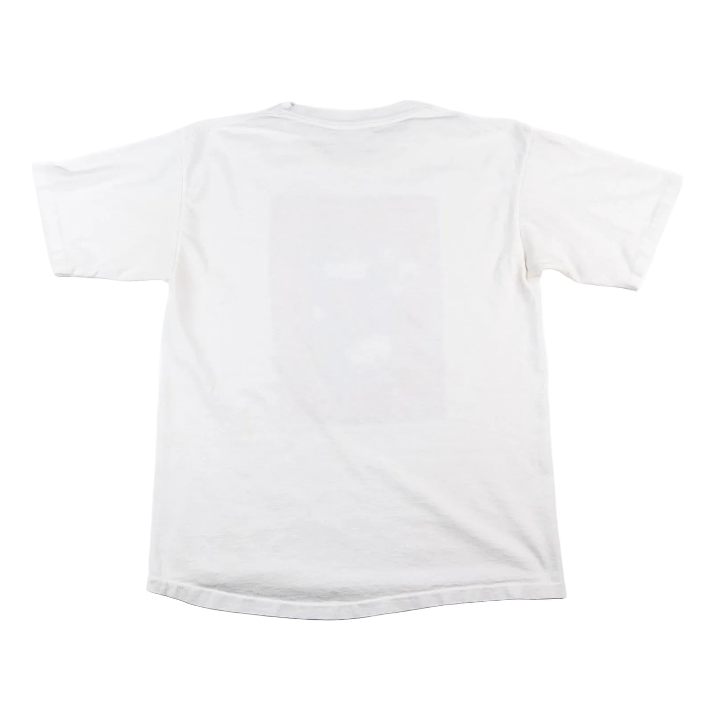 White t-shirt on a white background