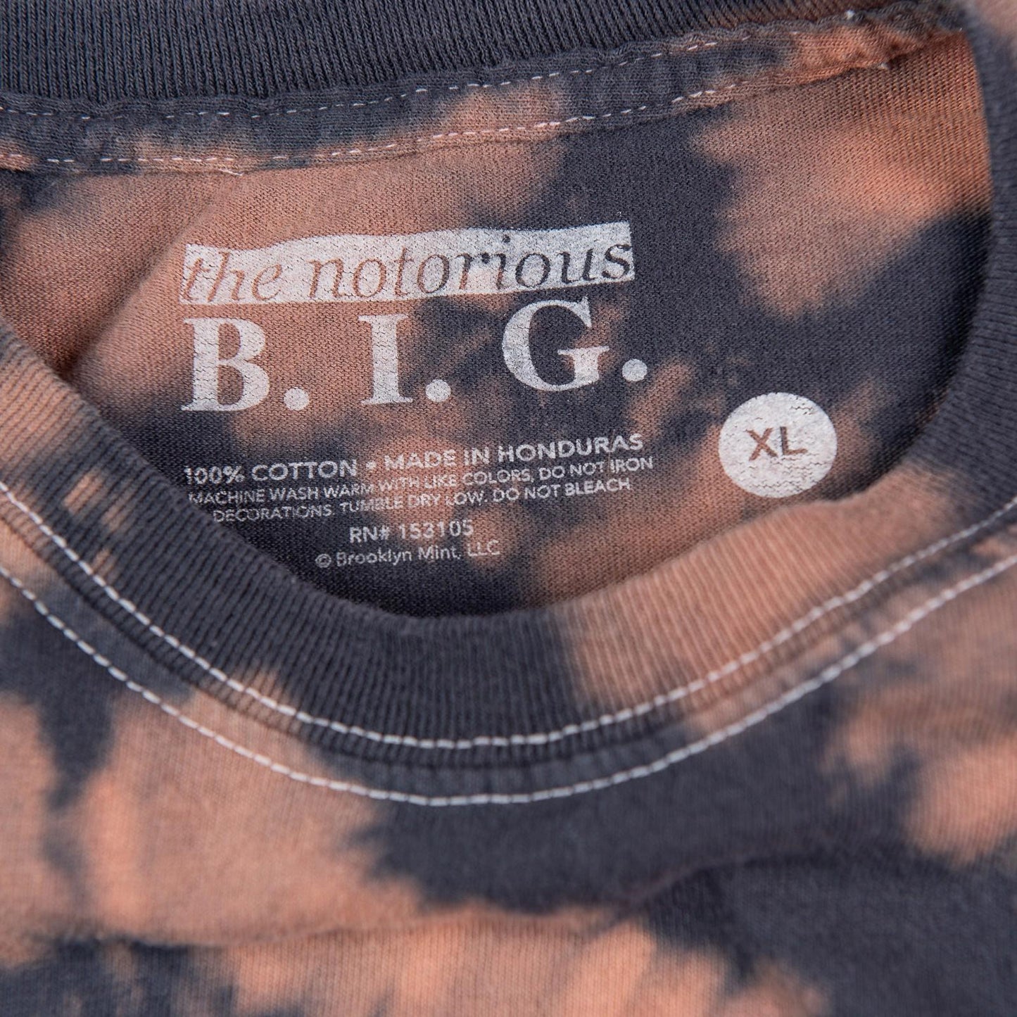 Notorious B.I.G. Biggie Smalls Tie Dye Graphic T-Shirt Men’s XL