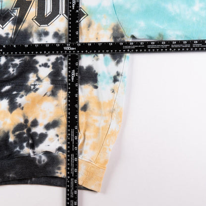 AC/DC Tie Dye Pullover Hoodie Men’s Small